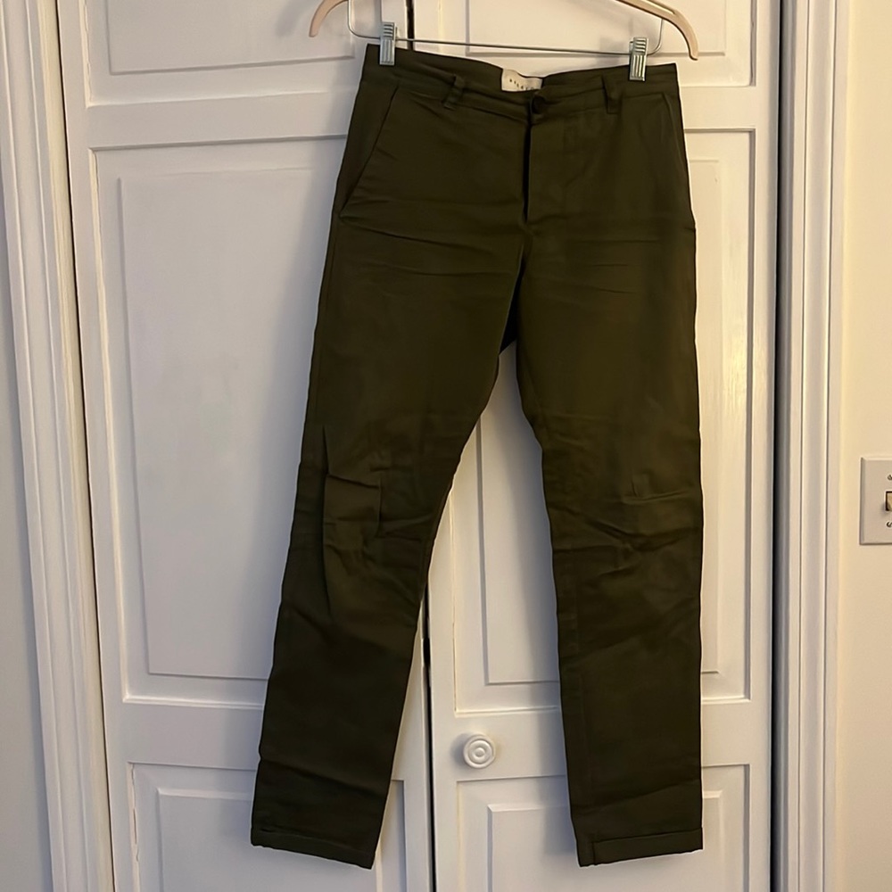 Men’s Sandro olive slacks - size 38